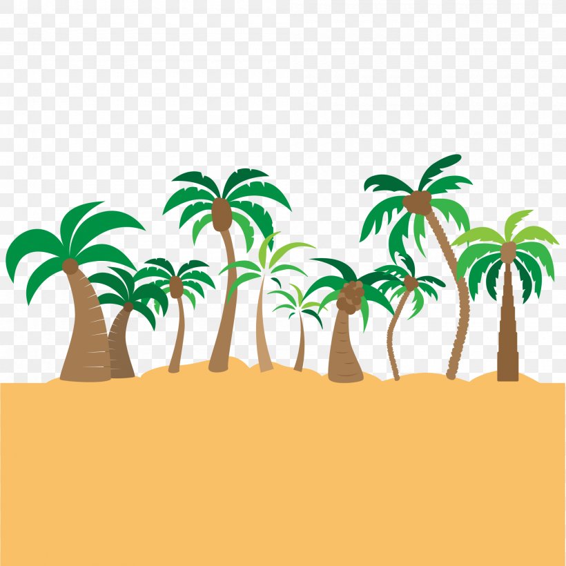 Coconut Beach Arecaceae Illustration, PNG, 2000x2000px, Coconut, Arecaceae, Arecales, Beach, Date Palm Download Free