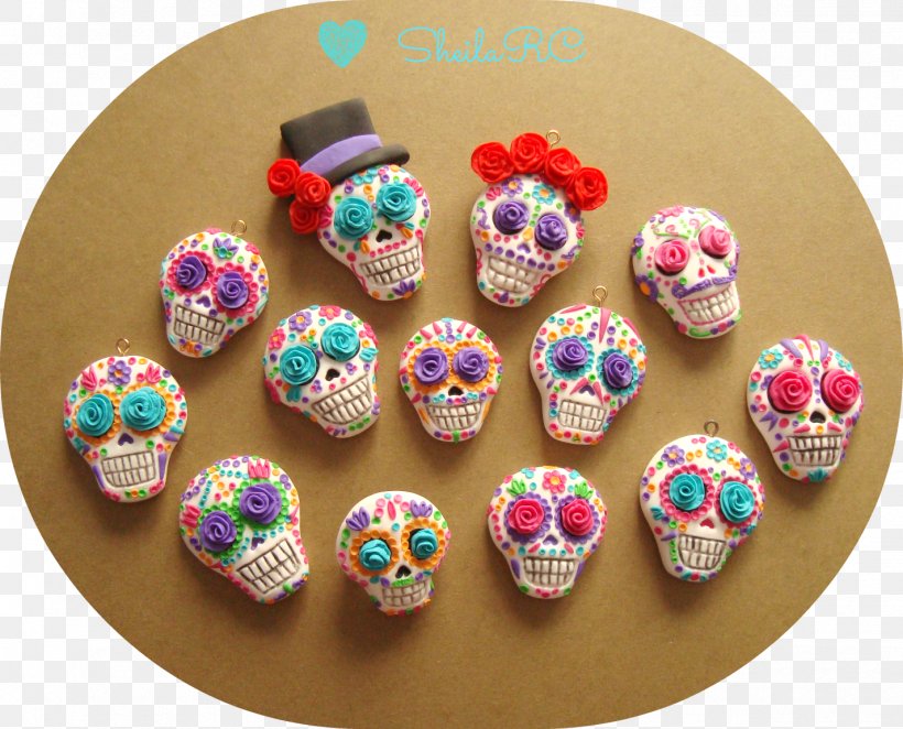 Calavera Cold Porcelain Polymer Clay Day Of The Dead, PNG, 1426x1152px, Calavera, Cake, Clay, Cold Porcelain, Confectionery Download Free