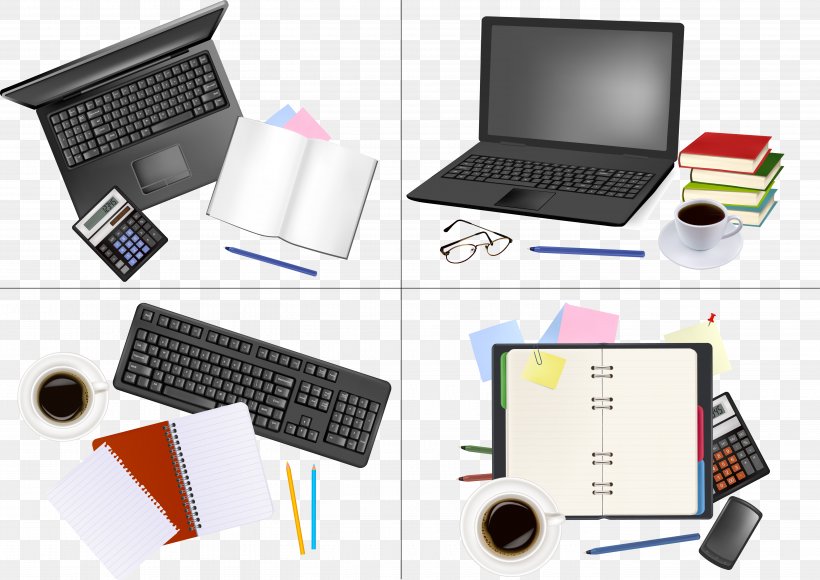 Laptop Desktop Computers Office, PNG, 5662x4007px, Laptop, Computer Accessory, Desk, Desktop Computers, Electronics Download Free