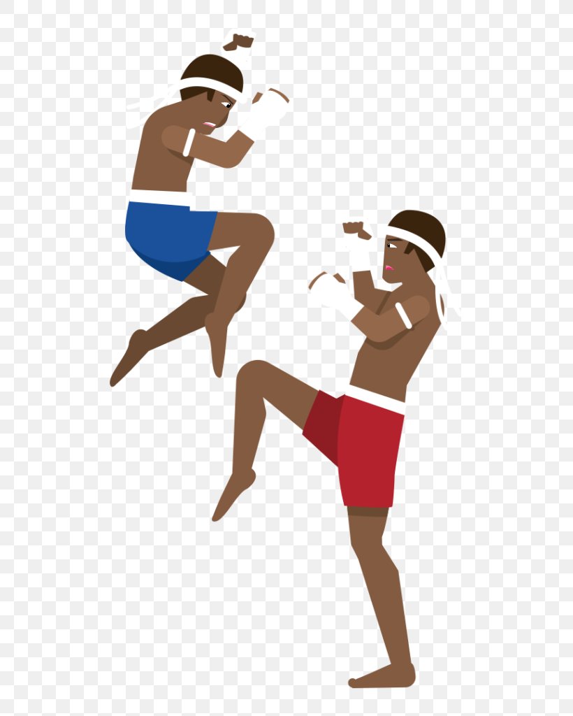 Vector Graphics Muay Thai Illustration Boxing, PNG, 683x1024px, Muay Thai, Boxing, Capoeira, Combat Sport, Contact Sport Download Free