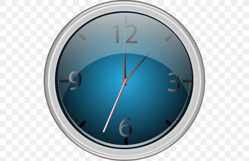 Clock Time, PNG, 532x532px, Clock, Aqua, Electric Blue, Gauge, Hour Download Free