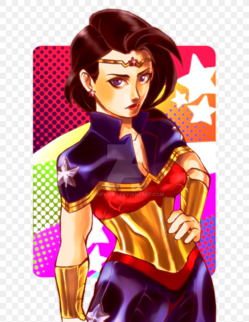 Diana Prince Wonder Woman DeviantArt Character, PNG, 752x1063px, Watercolor, Cartoon, Flower, Frame, Heart Download Free