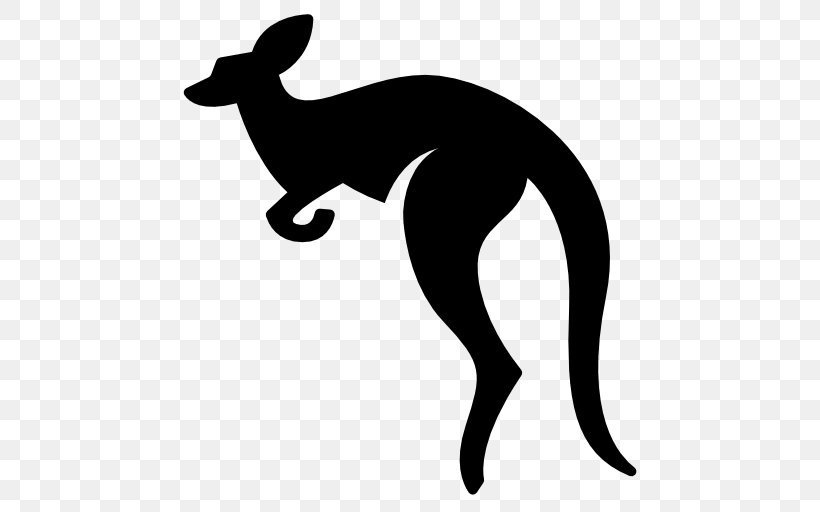 Macropodidae Koala Red Kangaroo, PNG, 512x512px, Macropodidae, Artwork, Black And White, Carnivoran, Dog Like Mammal Download Free