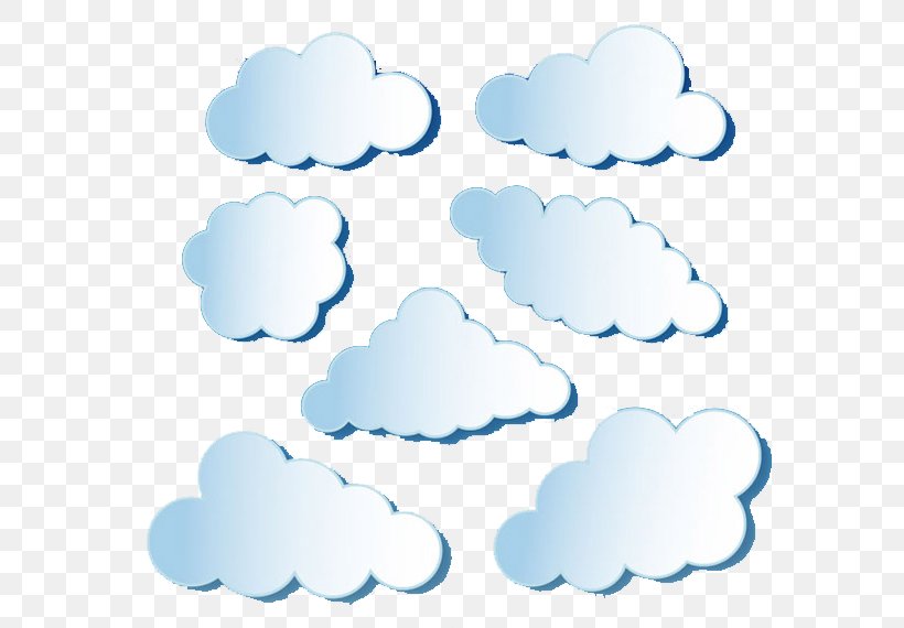 Paper Cloud Vecteur, PNG, 600x570px, Paper, Area, Blue, Cloud, Gratis Download Free