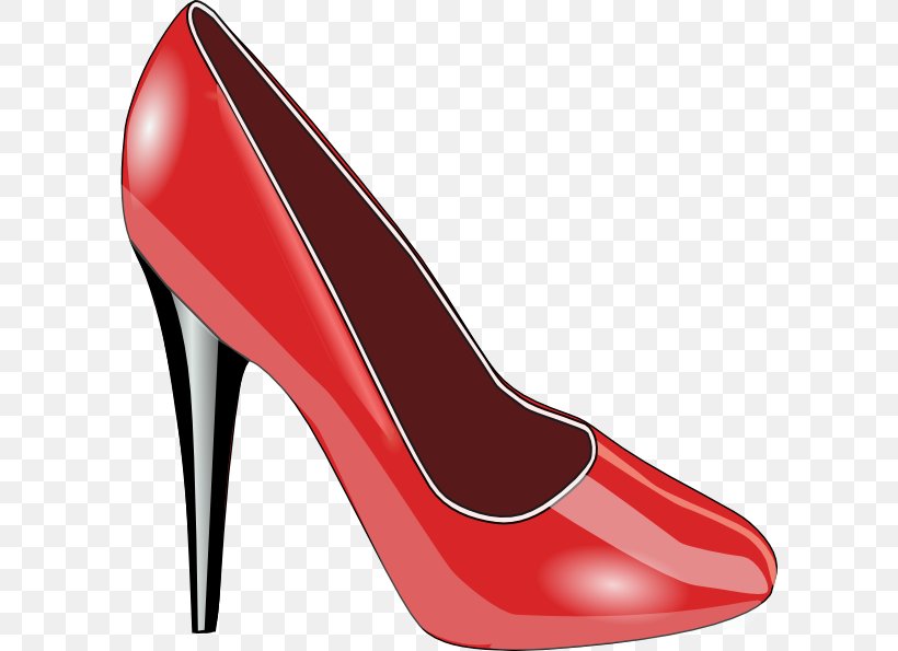 Slipper Shoe High-heeled Footwear Clip Art, PNG, 600x595px, Slipper, Basic Pump, Clog, Footwear, Free Content Download Free