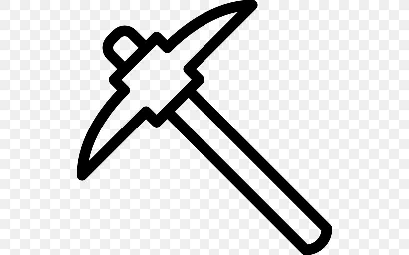 Pickaxe Tool, PNG, 512x512px, Pickaxe, Axe, Black And White, Home Repair, Mining Download Free