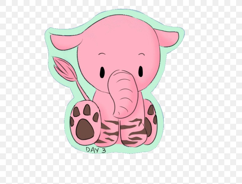 Pig Snout Pink M Clip Art, PNG, 614x624px, Pig, Cartoon, Character, Elephantidae, Elephants And Mammoths Download Free