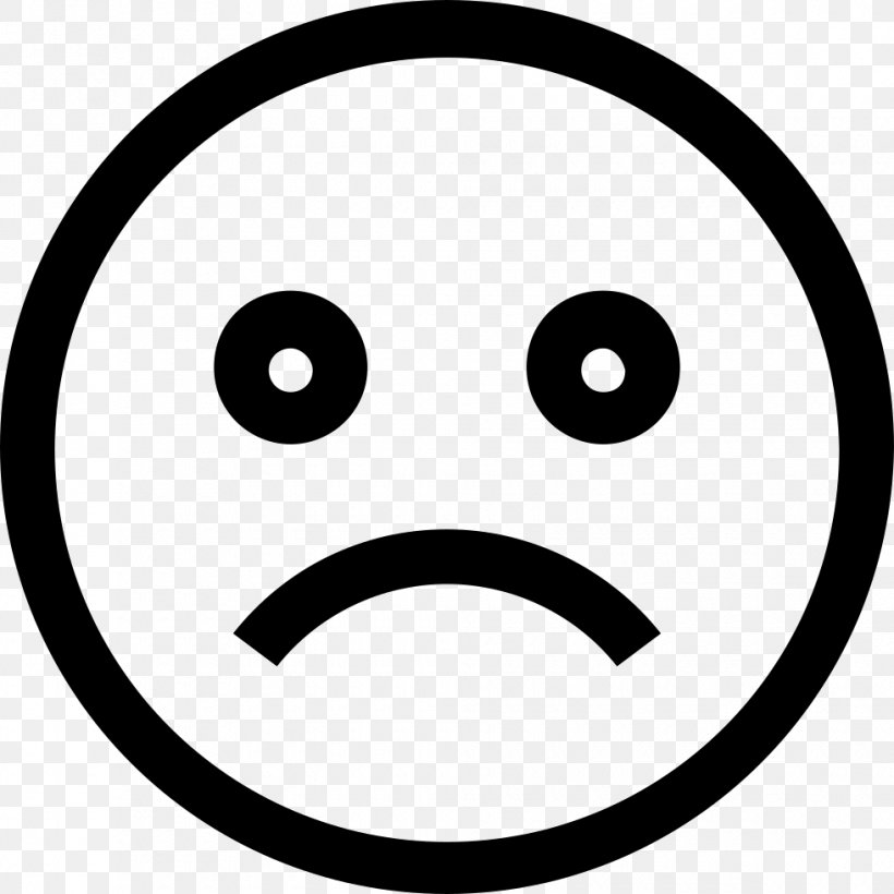 Smiley Emoticon Symbol Clip Art, PNG, 980x980px, Smiley, Area, Black, Black And White, Emoji Download Free