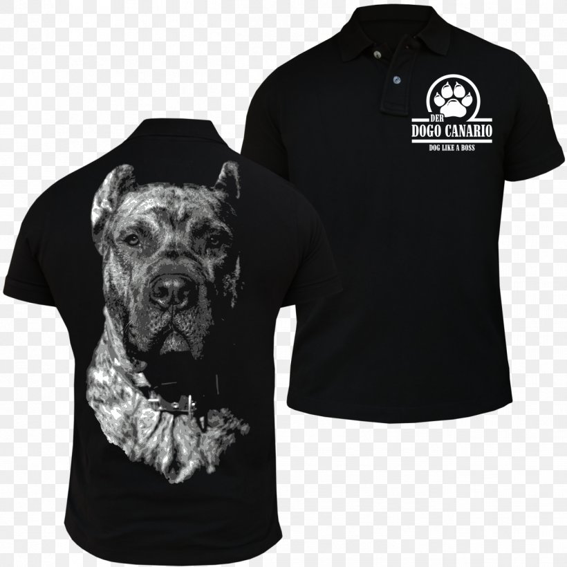 Dogo Argentino T-shirt Presa Canario Polo Shirt Top, PNG, 1301x1301px, Dogo Argentino, Brand, Clothing, Clothing Accessories, Dog Download Free