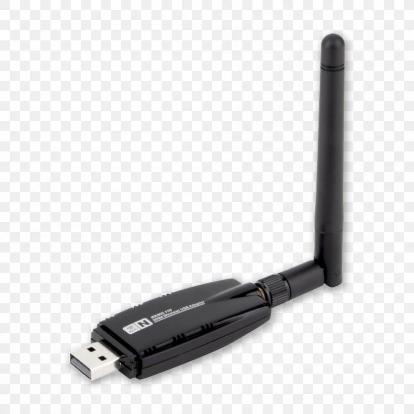 Adapter Wi-Fi IEEE 802.11 USB Wireless Network, PNG, 1000x1000px, Adapter, Aerials, Cable, Data Transfer Cable, Dongle Download Free