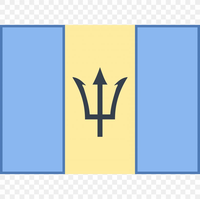 Flag Of Barbados National Flag Gallery Of Sovereign State Flags, PNG, 1600x1600px, Flag, Area, Barbados, Blue, Brand Download Free