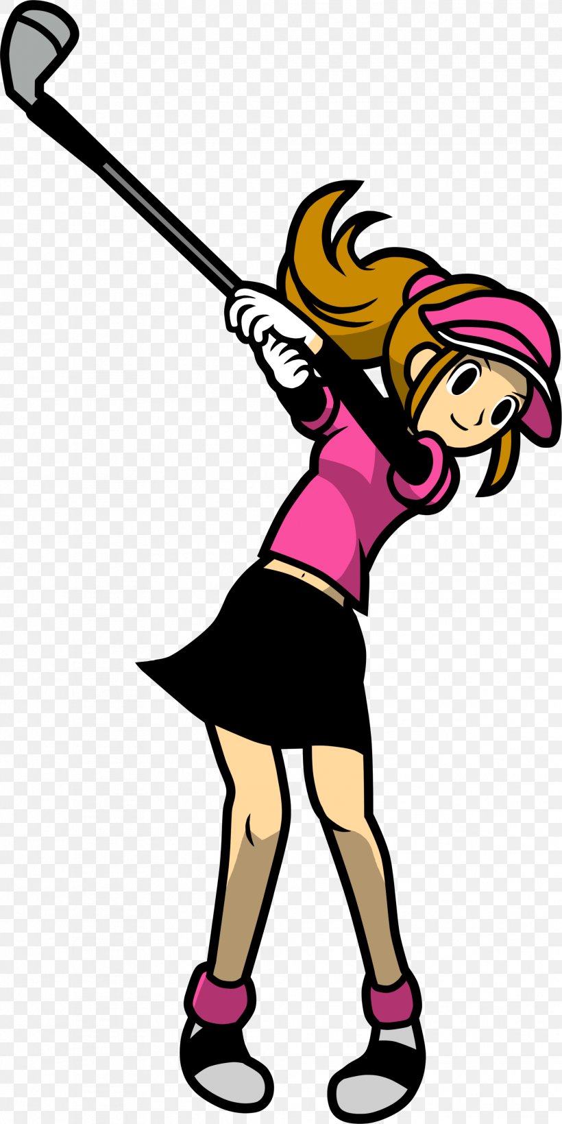 Golf Background, PNG, 1981x3961px, Rhythm Heaven Fever, Cartoon, Character, Female, Golf Download Free