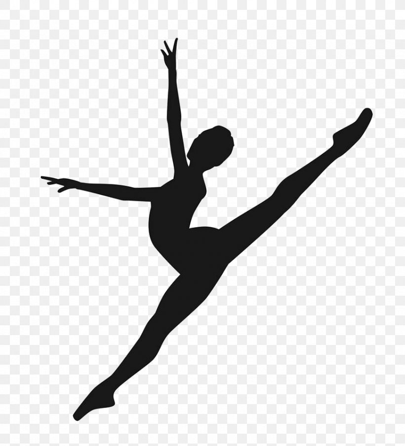 Modern Dance Silhouette Contemporary Dance Ballet Dancer, PNG, 869x960px, Modern Dance, Arm, Ballet, Ballet Dancer, Black And White Download Free