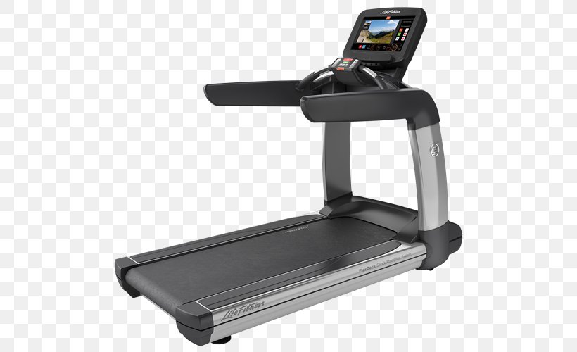 Treadmill Life Fitness Physical Fitness Exercise Fitness Centre, PNG, 500x500px, Treadmill, Aerobic Exercise, Elliptical Trainers, Exercise, Exercise Bikes Download Free