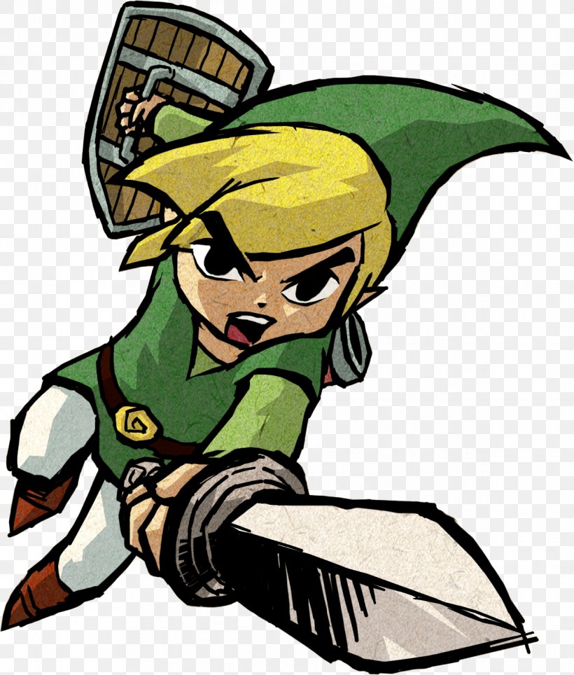 The Legend Of Zelda: The Wind Waker HD The Legend Of Zelda: Four Swords Adventures Zelda II: The Adventure Of Link The Legend Of Zelda: Twilight Princess HD, PNG, 1194x1404px, Legend Of Zelda The Wind Waker, Artwork, Drawing, Fiction, Fictional Character Download Free