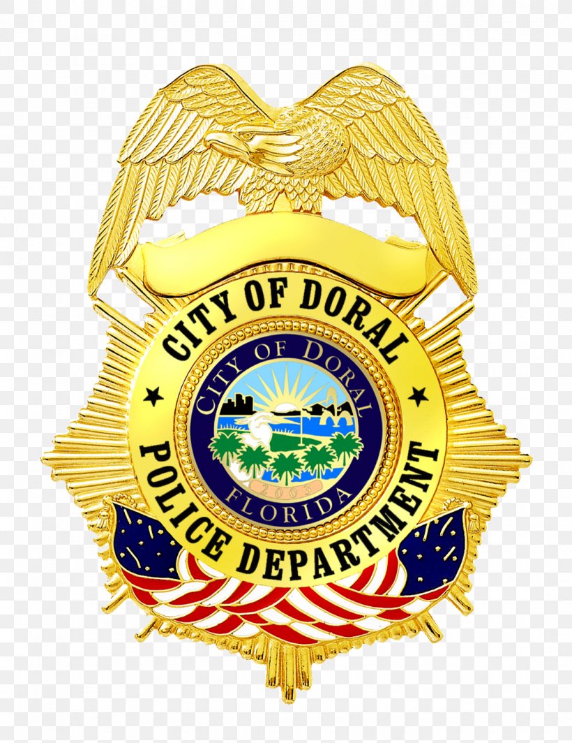 City Of Doral Police Department Miami Police Department Badge, PNG, 1068x1386px, Police, Award, Badge, Brand, City Download Free
