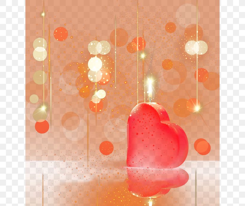 Glass Stemware Lighting Petal Wallpaper, PNG, 650x688px, Glass, Computer, Heart, Lighting, Orange Download Free