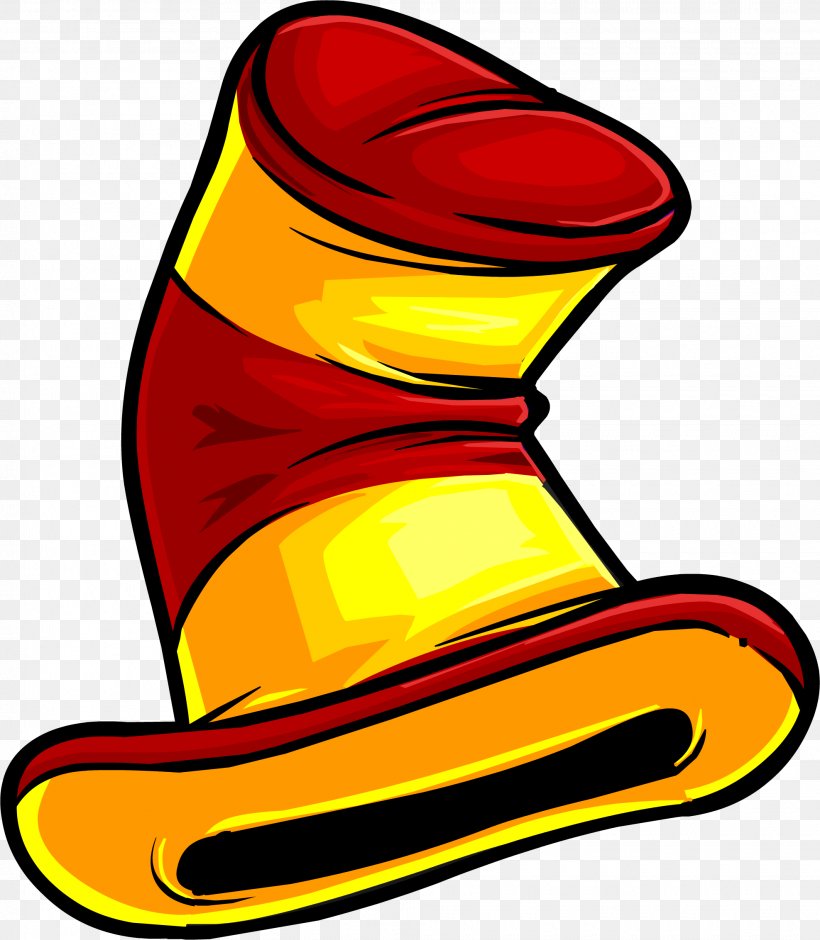 Hat Yellow Red Club Penguin Clip Art, PNG, 1975x2266px, Hat, Artwork, Black Hat, Bluehat, Cartoon Download Free