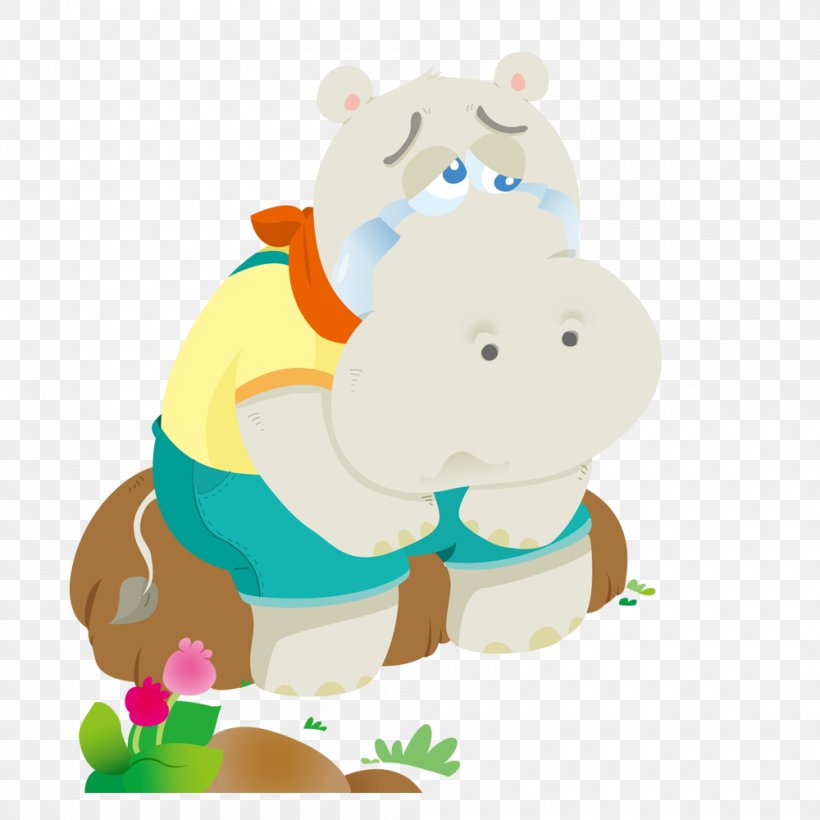 Illustration Hippopotamus Image Painting, PNG, 1000x1000px, Hippopotamus, Animation, Art, Carnivoran, Cartoon Download Free