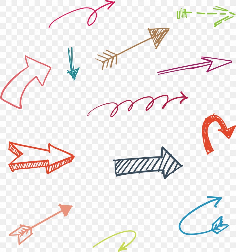 Vector Hand Drawn Arrow, PNG, 1593x1697px, Drawing, Area, Clip Art, Cursor, Diagram Download Free