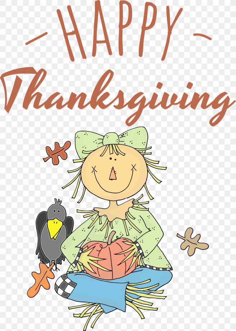 Drawing Line Art Cartoon Painting Royalty-free, PNG, 2145x3000px, Happy Thanksgiving, Cartoon, Drawing, Line Art, Paint Download Free
