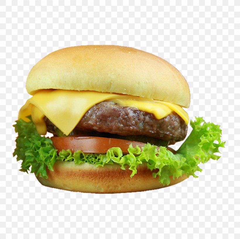 Hamburger Cheeseburger Fast Food Junk Food Veggie Burger, PNG, 1600x1600px, Hamburger, American Food, Breakfast Sandwich, Buffalo Burger, Bun Download Free