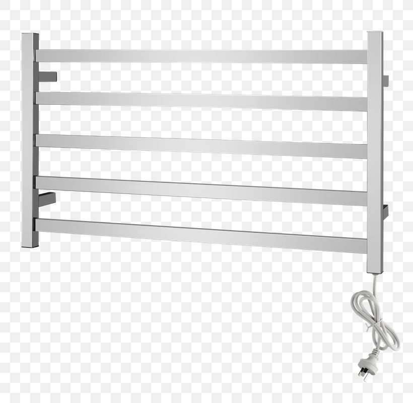 Heated Towel Rail Bathroom Cabinet Shower, PNG, 800x800px, Towel, Bathroom, Bathroom Cabinet, Black And White, Bunnings Warehouse Download Free