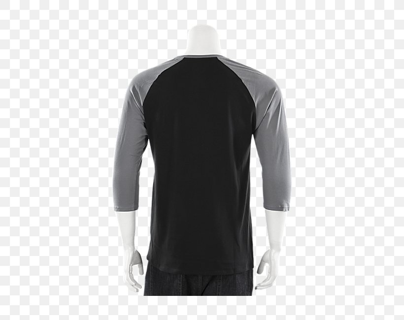 T-shirt Raglan Sleeve Jersey White, PNG, 650x650px, Tshirt, Black, Collar, Color, Crew Neck Download Free