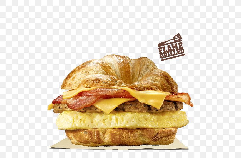 Breakfast Sandwich Hamburger Bacon Croissant, PNG, 500x540px, Breakfast, American Food, Bacon, Baked Goods, Bocadillo Download Free
