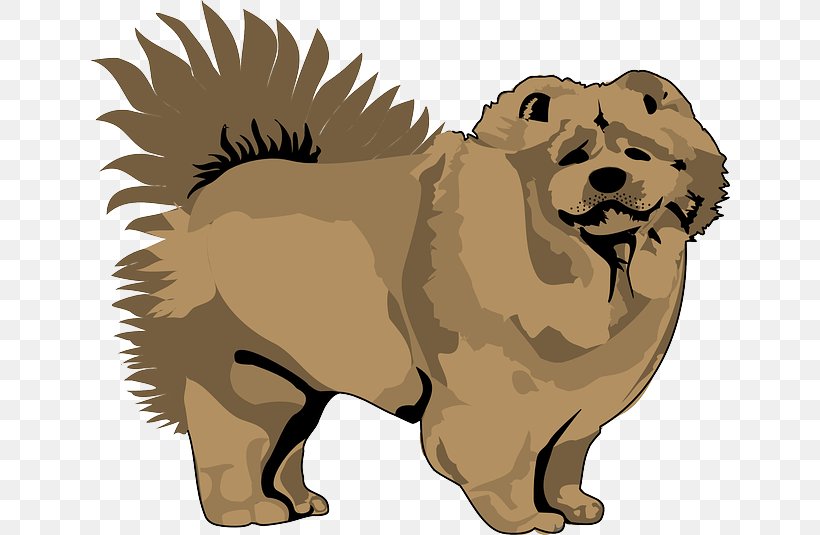 Chow Chow Puppy Dog Breed Cartoon Clip Art, PNG, 640x535px, Chow Chow, Big Cats, Breed, Carnivoran, Cartoon Download Free