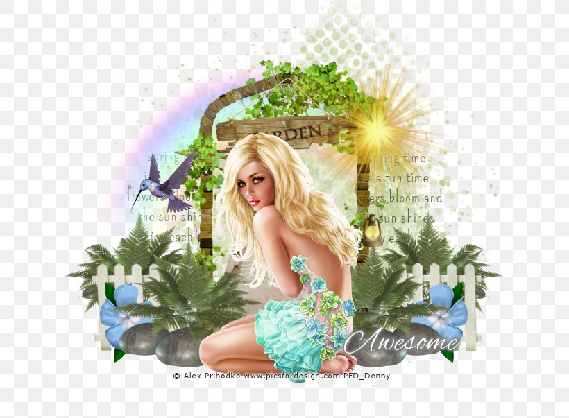 Desktop Wallpaper Computer Fairy Blond, PNG, 649x603px, Computer, Blond, Fairy, Flora, Grass Download Free