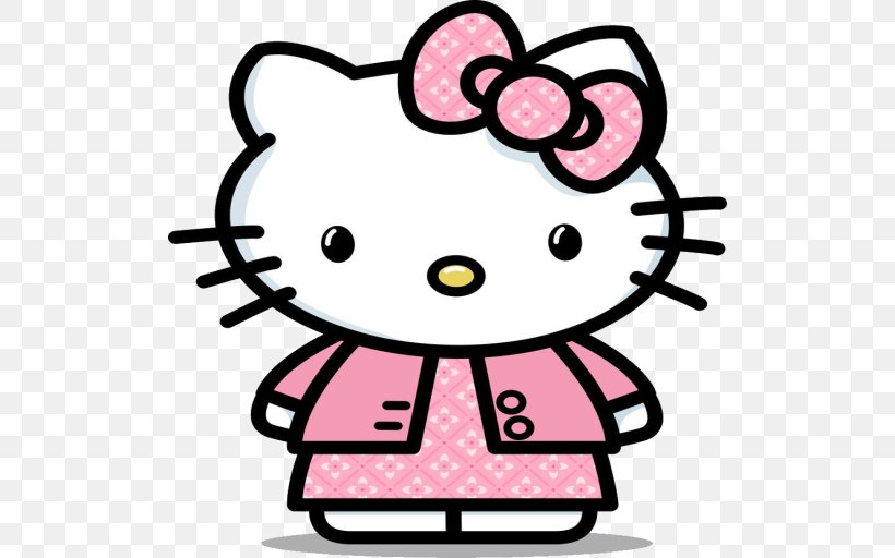 Hello Kitty Clip Art, PNG, 512x512px, Watercolor, Cartoon, Flower, Frame, Heart Download Free