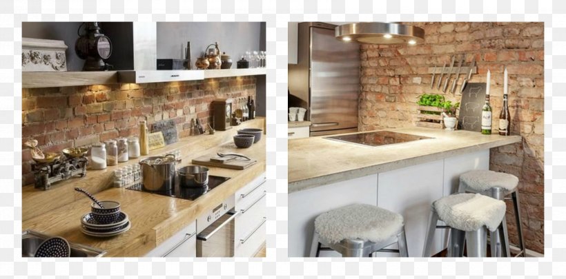 Kitchen Interior Design Services Brick House Dining Room, PNG, 3400x1682px, Kitchen, Apron, Architecture, Bathroom, Brick Download Free