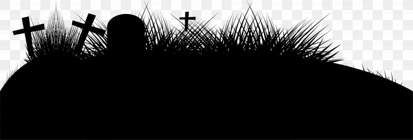 Painted Black Horror Halloween Cross, PNG, 3946x1345px, Black And White, Black, Computer, Monochrome, Monochrome Photography Download Free