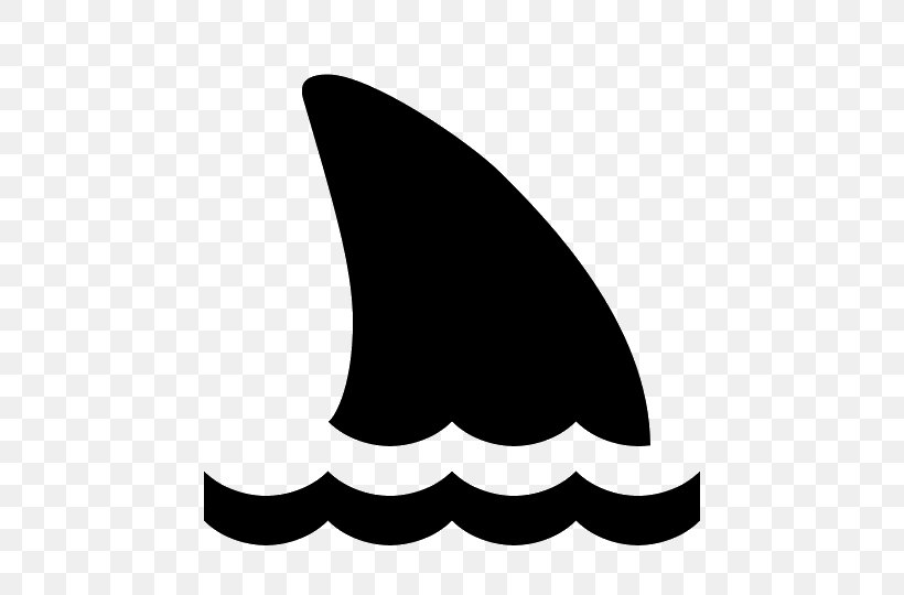 Shark Emoticon Clip Art, PNG, 540x540px, Shark, Black, Black And White, Black M, Cartoon Download Free