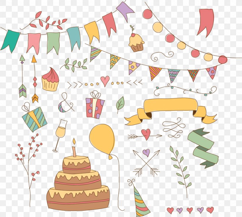 Birthday Cake Drawing Clip Art, PNG, 1000x899px, Birthday Cake, Area, Birthday, Drawing, Happy Birthday To You Download Free
