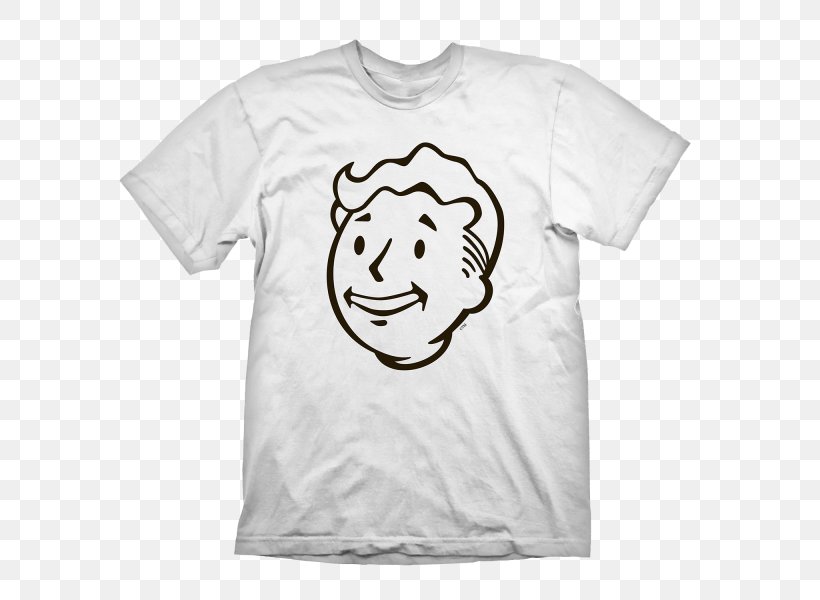 Fallout 3 Fallout 4 Fallout: New Vegas T-shirt Xbox 360, PNG, 600x600px, Fallout 3, Achievement, Active Shirt, Bethesda Softworks, Black Download Free
