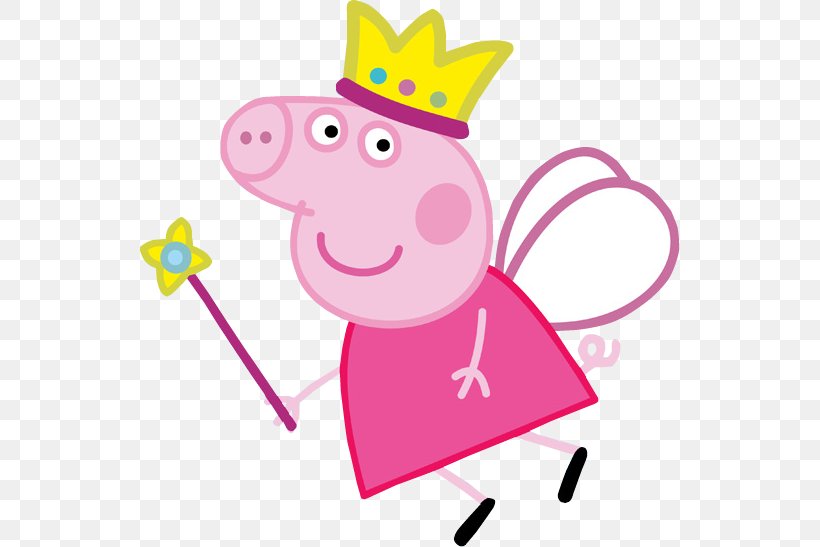 George Pig Clip Art Image Princess Peppa, PNG, 540x547px, Watercolor, Cartoon, Flower, Frame, Heart Download Free