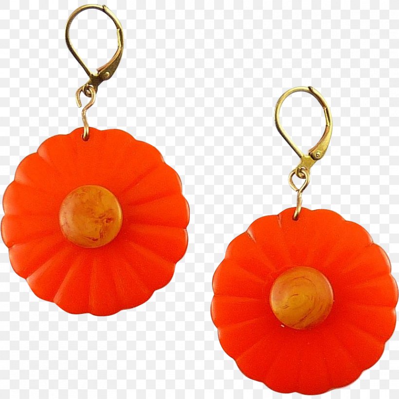 Earring, PNG, 858x858px, Earring, Earrings, Fashion Accessory, Jewellery, Orange Download Free