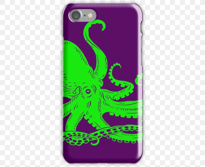 Mobile Phone Accessories Octopus Green Sticker Magenta, PNG, 500x667px, Mobile Phone Accessories, Black, Color, Decal, Green Download Free