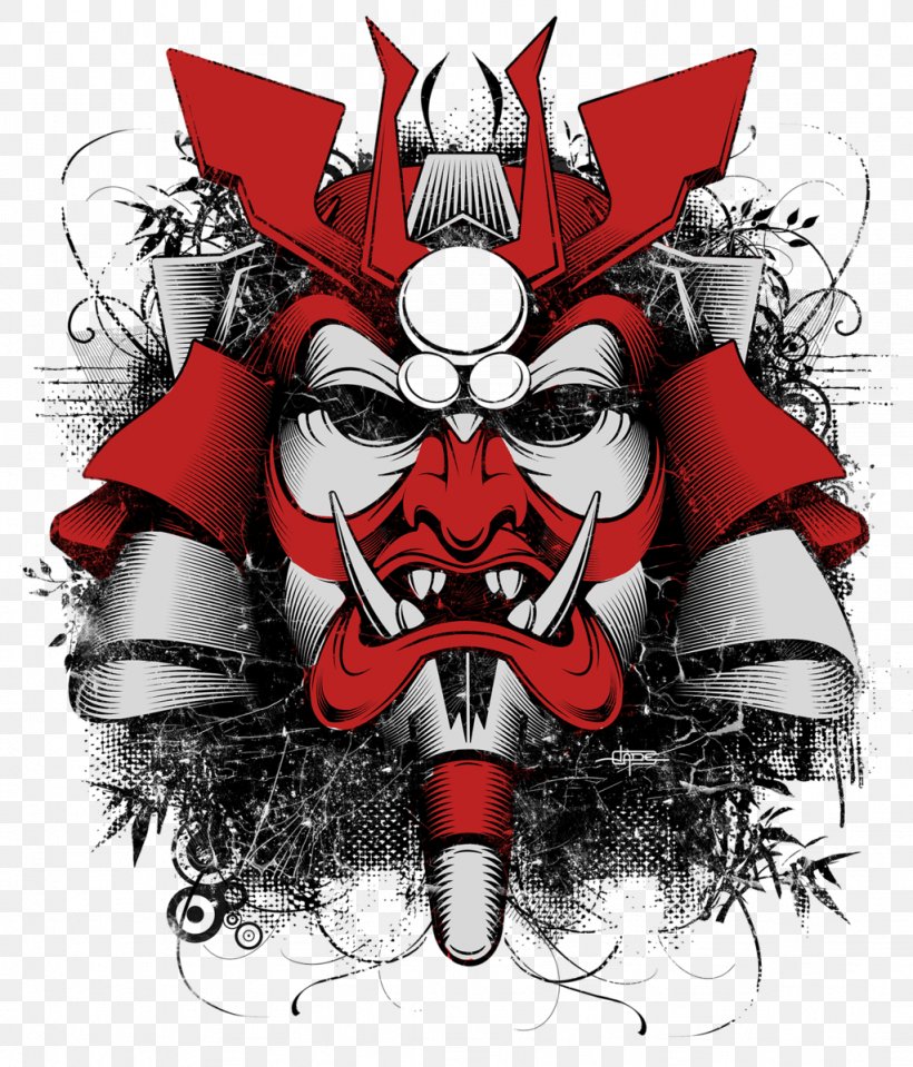T-shirt Samurai Mask Men-yoroi Sticker, PNG, 1024x1198px, Tshirt, Abziehtattoo, Art, Bumper Sticker, Decal Download Free