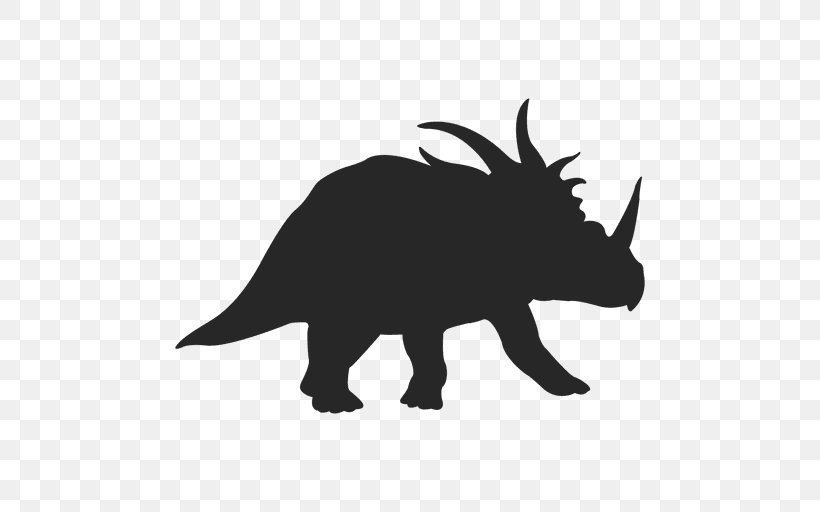 Dinosaur Triceratops Oviraptor Diplodocus Image, PNG, 512x512px, Dinosaur, Animal Figure, Black And White, Chart, Diagram Download Free