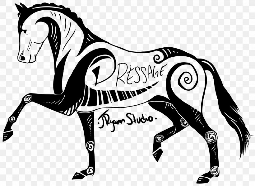 Mustang Pony Halter Mane Bridle, PNG, 2596x1893px, Mustang, Artwork, Bit, Black And White, Bridle Download Free