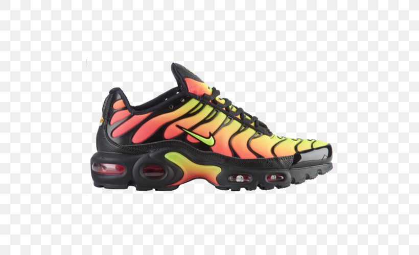nike air max plus womens black and red