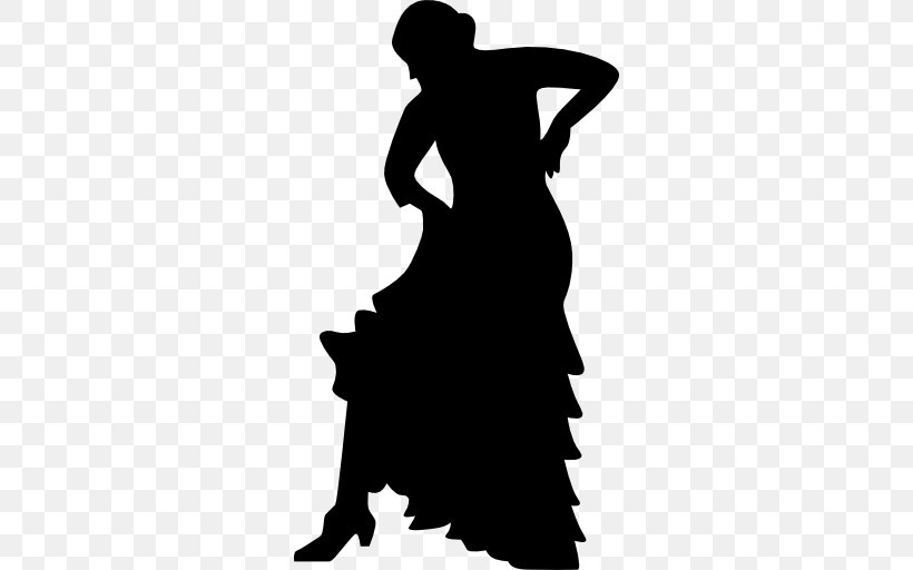 Flamenco Dance Silhouette Photography, PNG, 512x512px, Flamenco, Black, Black And White, Dance, Drawing Download Free