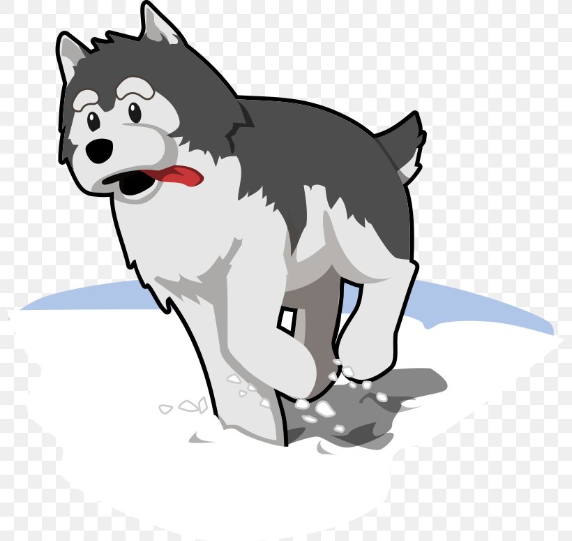 Siberian Husky Puppy Alaskan Husky Clip Art, PNG, 800x775px, Siberian Husky, Alaskan Husky, Art, Carnivoran, Cartoon Download Free