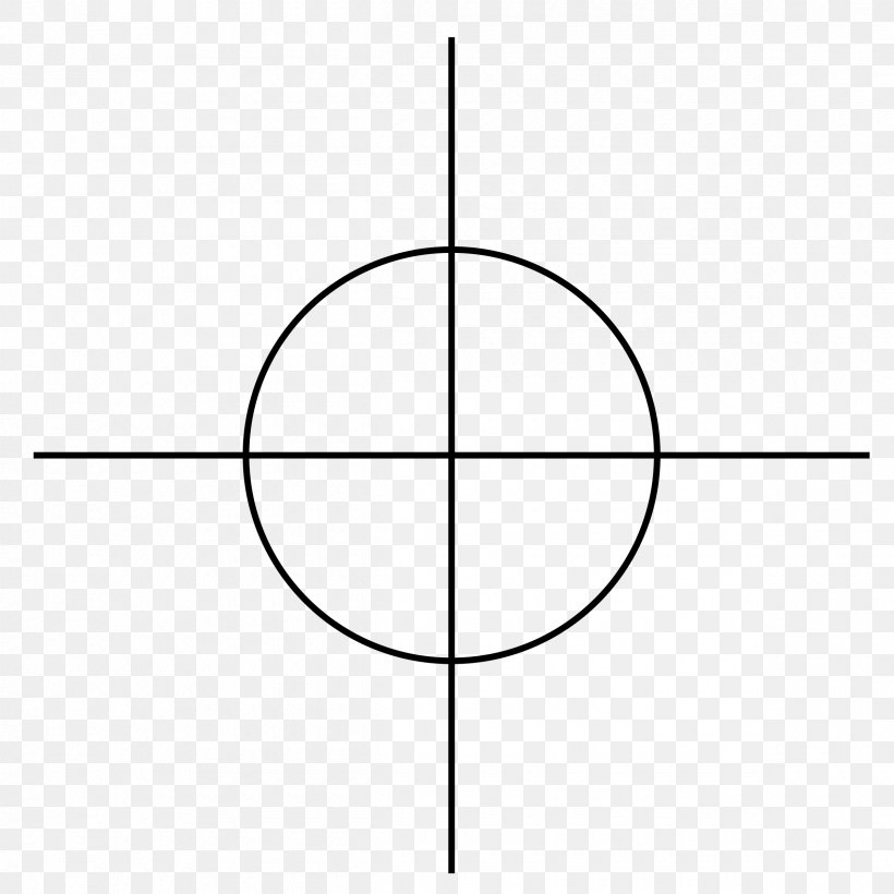 Circle Angle Point Symmetry Line Art, PNG, 2400x2400px, Point, Area, Black And White, Line Art, Reticle Download Free