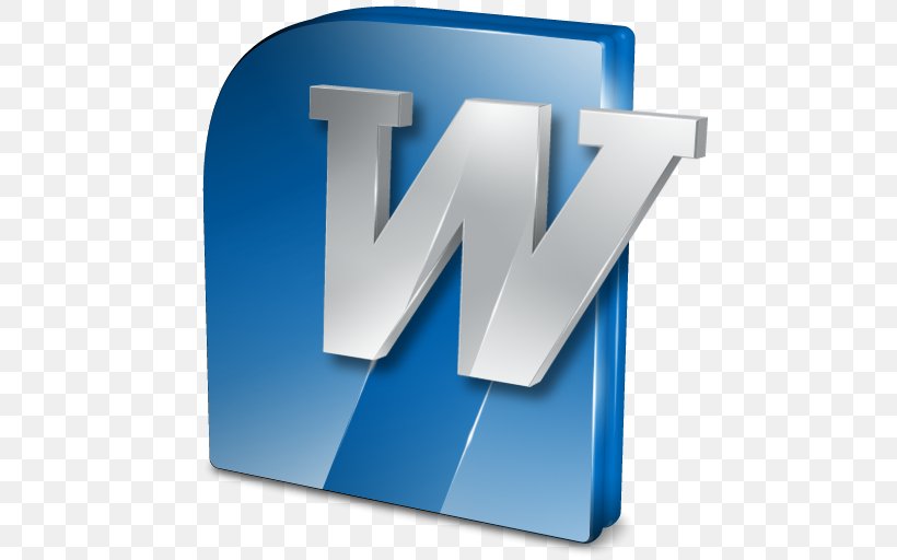 Computer Program Microsoft Word, PNG, 512x512px, Computer Program, Blue, Brand, Computer, Computer Software Download Free