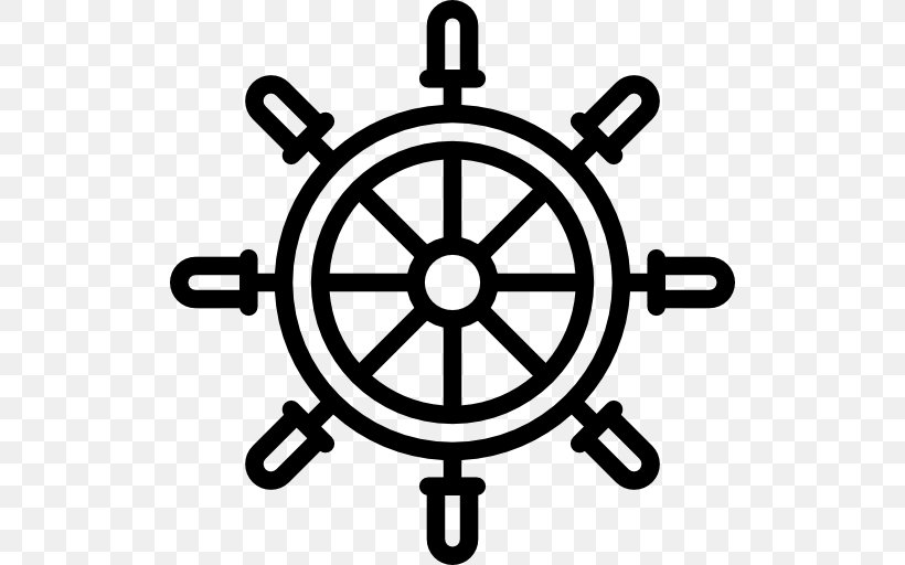 Ship's Wheel Rudder Car Boat, PNG, 512x512px, Ship S Wheel, Black And White, Boat, Car, Cargo Ship Download Free