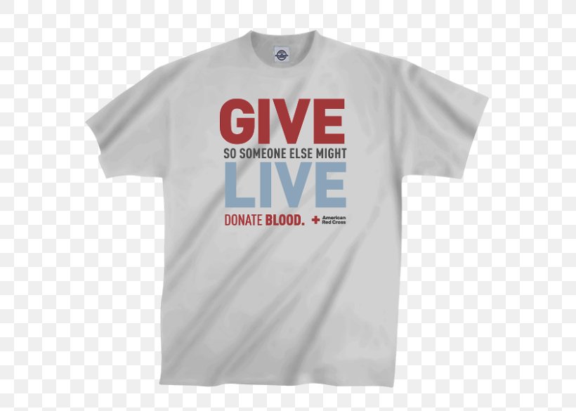 T-shirt American Red Cross Sleeve Clothing, PNG, 585x585px, Tshirt, Active Shirt, American Red Cross, Blood Donation, Brand Download Free